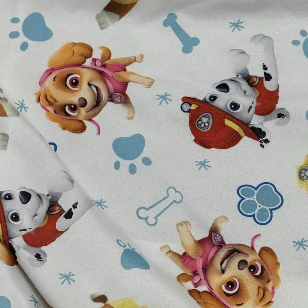 PAW PATROL CRIB  BED SHEET & Reversible PILLOW CASE Nickelodeon
